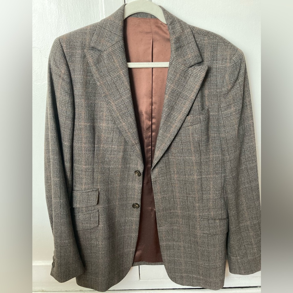 Dolce and Gabbana plaid suit jacket- Excellent condition!